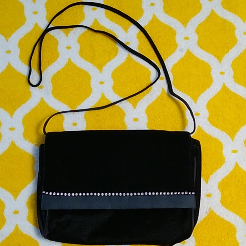 🟢 Black Evening Purse Vintage Final